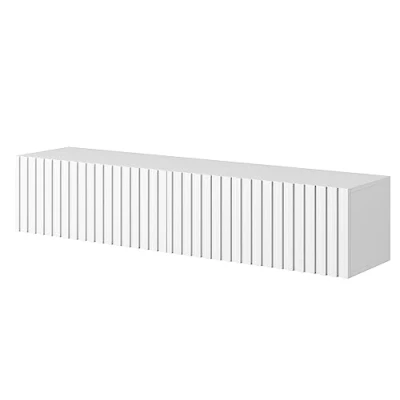 Afbeelding van Selsey Telire RTV kast 138,6 cm Wit met lamellenfront