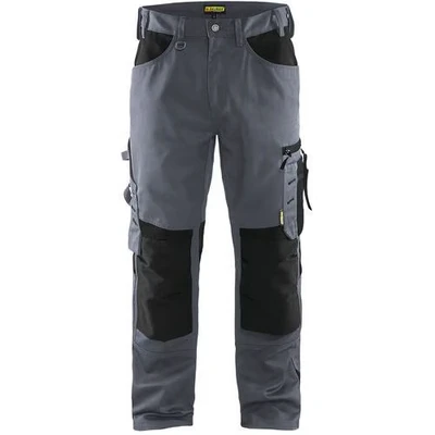 Image de Pantalon artisan sans poche flottante gris/noir