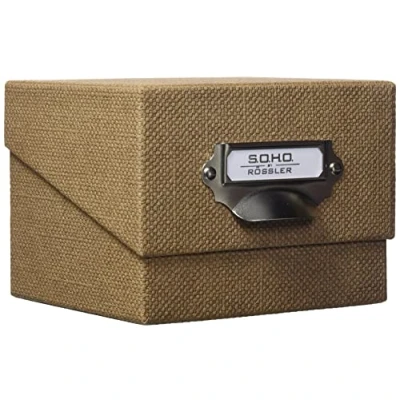 Afbeelding van Rössler S.O.H.O. 1325452600 Fotoopbergdoos met beschrijfbaar etiket, Special Line Hazelnut, 1 stuk