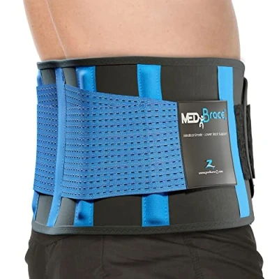 Image de MEDiBrace Ceinture de soutien lombaire pour homme et femme soulager la douleur sciatique scoliose