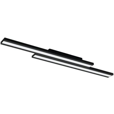 Afbeelding van EGLO connect.z Saliteras Z Smart Plafondlamp 116 cm Zwart/Wit Instelbaar RGB &amp; wit licht Dimbaar Zigbee
