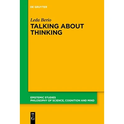 Afbeelding van Epistemic Studies49 Talking About Thinking