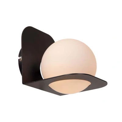 Afbeelding van Lucide DAVY Wandlamp Badkamer 1xG9 IP44 Zwart