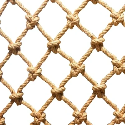 Afbeelding van SSWZHANG Henneptouwnet, hennepbescherming, valbeschermingsnet voor kindertrappen, scheidingsnet foto, wanddecoratie, bescherming plafond (1 x 3 m 10 ft)