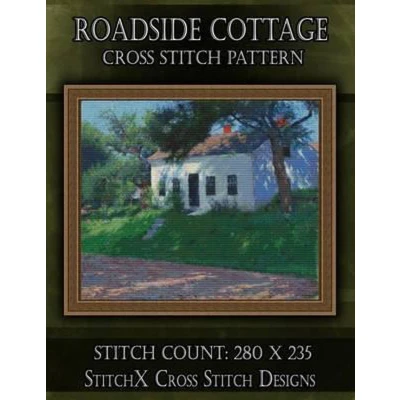 Afbeelding van Roadside Cottage Cross Stitch Pattern