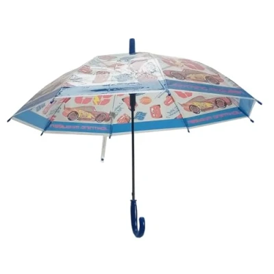 Afbeelding van Disney Cars Paraplu Kinderparaplu Transparant