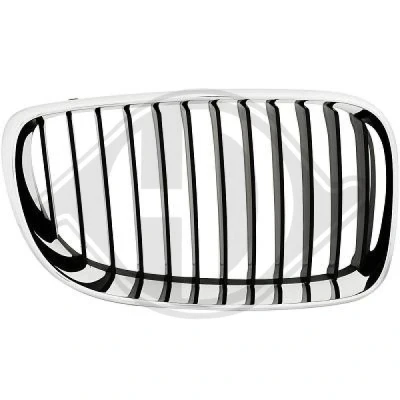 Afbeelding van DIEDERICHS 1280140 Grille Auto rechts Chroom/zwart BMW: 1 Hatchback