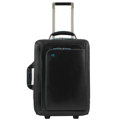 Afbeelding van Piquadro Blue Square Cabin Trolley black Zachte koffer