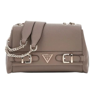Afbeelding van Guess ECO Xbody FLAP Schoudertas, Dames, Maat: One Size, Dark taupe