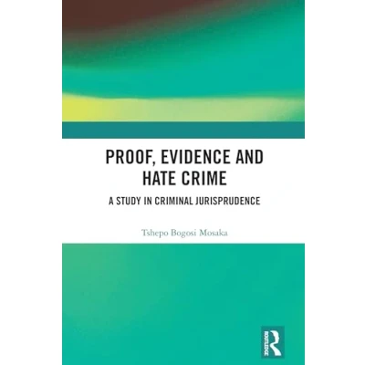 Afbeelding van Proof, Evidence and Hate Crime