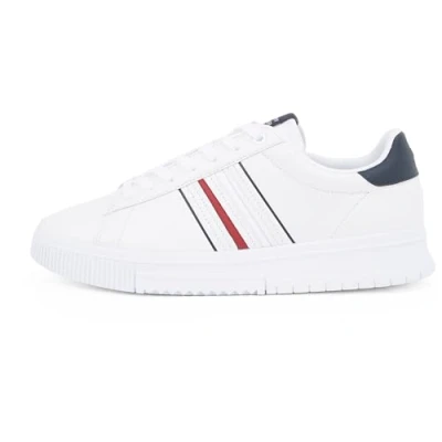 Afbeelding van Tommy Hilfiger Sneakers laag, Heren, Maat: 46, White Kunststof