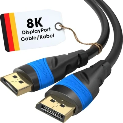 Afbeelding van KabelDirekt 2m Câble DisplayPort (4K 60 Hz, Version 1.2) TOP Series