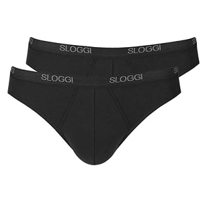 Image de Sloggi Slip (pack de 2) Homme, Noir (Black), 5