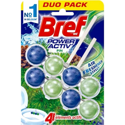 Afbeelding van Bref Power Active Den wc blok duo pack 3 stuks