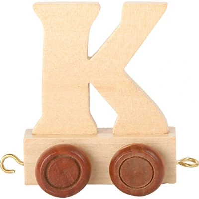 Afbeelding van Lettertrein K Naamtreintje babykamer Kraamcadeau
