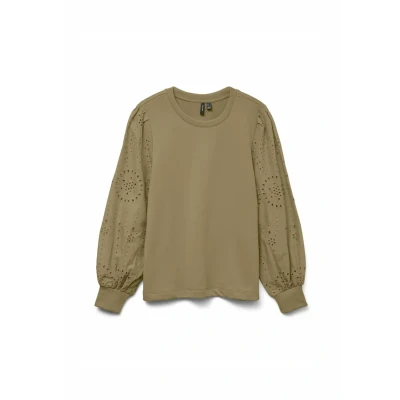 Afbeelding van Vero Moda Trui Vmdamine Ls Sweat Box Jrs 10329470 Mermaid Dames Maat XL