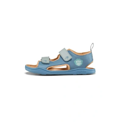 Afbeelding van Affenzahn AIRY Outdoorsandalen voor kinderen, Maat: 24, Hellblau Leer