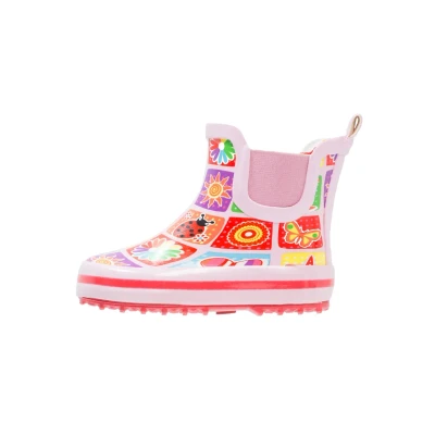 Afbeelding van Beck Memory Regenlaarzen voor kinderen, Maat: 27, Rosa Natuurrubber