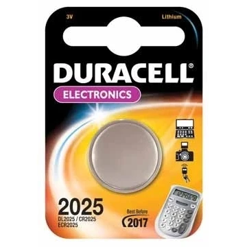 Afbeelding van Duracell CR2025 3V knoopcel batterijen 2 pack