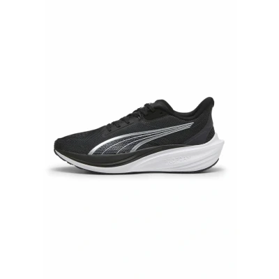 Afbeelding van PUMA Darter Pro Hardloopschoenen voor op de weg, uniseks, Zwart Wit