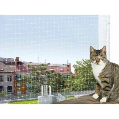 Afbeelding van Trixie Veiligheidsnet Kattennet 4x3 m Transparant