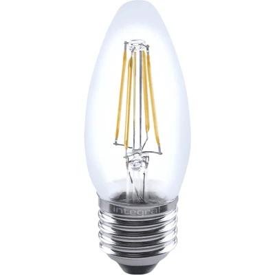 Afbeelding van Dimbare E27 Kaars LED Lamp Extra Warm Wit (2700K) 4.5 Watt, vervangt 40W Halogeen Integral