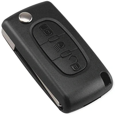 Afbeelding van Energy 01 Sleutelhoes Compatibel met Citroen C2 C3 C4 C5 C6 C8 Xsara Picasso Berlingo Peugeot 207 307 308 407 408 3008 5008 Partner 807 1007 Fiat ULYSSE (3 toetsen Citroen, VA2