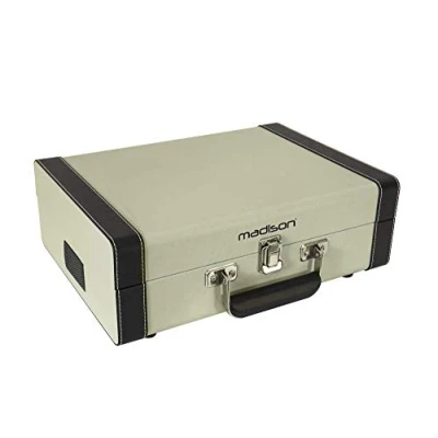 Afbeelding van Madison MAD RETROCASE CR Vintage draaitafelkoffer met bluetooth usb sd &amp; rec functie