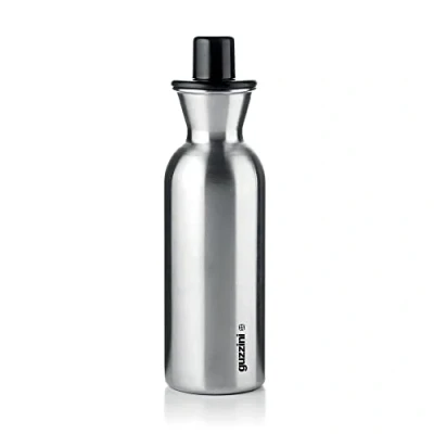 Afbeelding van Guzzini Kitchen Active Design, PERFECT DRESSING STEEL EDITION, Olie/azijnmaker van roestvrij staal Zwart, Ø 6,5 x H 22,5 cm 500ml 11720110