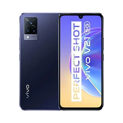 Afbeelding van vivo V21 5G Smartphone, 8 GB + 128 GB, 44 MP nachtselfies met optische stabilisatie, drievoudige sensor 64 MP, ultradun design van 6,44 inch, vernieuwingsfrequentie 90 Hz, Dual Sim