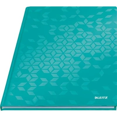 Afbeelding van Notitieboek Leitz WOW A4 160blz 90gr lijn ijsblauw