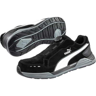 Afbeelding van PUMA Airtwist Black Low Sneakers voor heren, zwarte schijf
