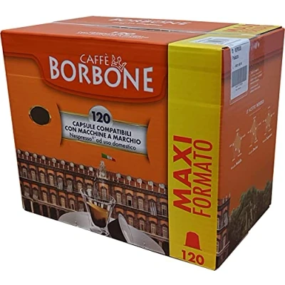Afbeelding van Caffè Borbone 120 capsules compatibel met Lavazza Nespresso machines Gusto Suprema