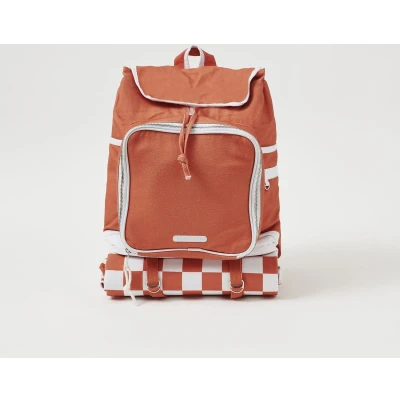Afbeelding van Sunnylife Picnic Luxe Rugzak Koeler inclusief accessoires Orange / Cotton