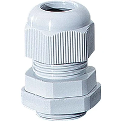 Afbeelding van Hensel 4012591772200 Wartel Met borgmoer, trekontlasting, Slagvast Kunststof Lichtgrijs 1 stuk(s)