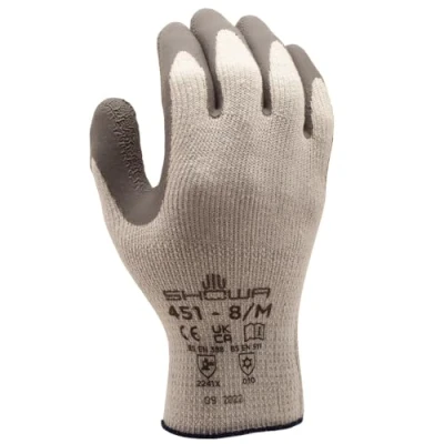 Afbeelding van Showa 451 Grey Werkhandschoenen 10/XL