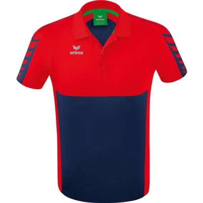 Afbeelding van Six Wings polo new navy/rood / XXXL