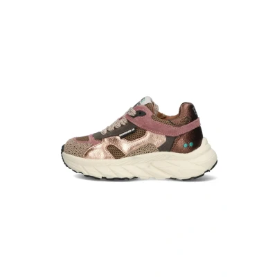Afbeelding van BunniesJR 225842 908 Meisjes Lage Sneakers Multicolor Leer Veters