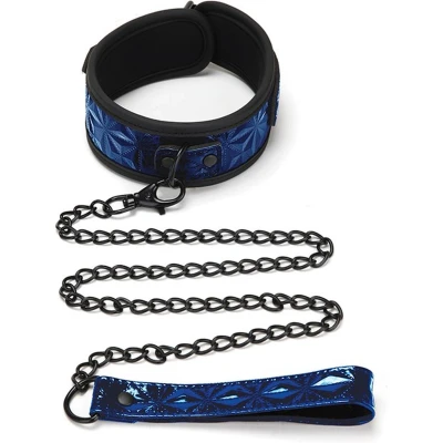Afbeelding van Whipsmart Choker/Halsband SMART DIAMOND COLLAR AND LEASH Blauw