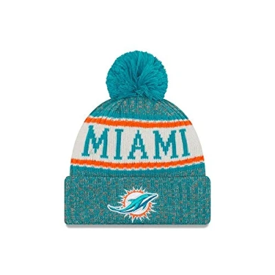 Afbeelding van New Era On Field Beanie NFL Miami Dolphins Bommelmütze Knit