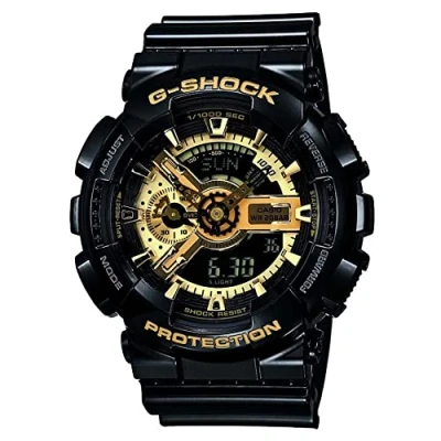 Afbeelding van CASIO Hars horloge G SHOCK Zwart, LCD/Zwart, Modern
