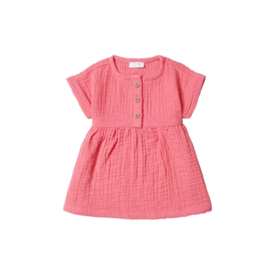 Afbeelding van Noppies Chambery Jurk voor kinderen, Maat: 74, Camelia rose