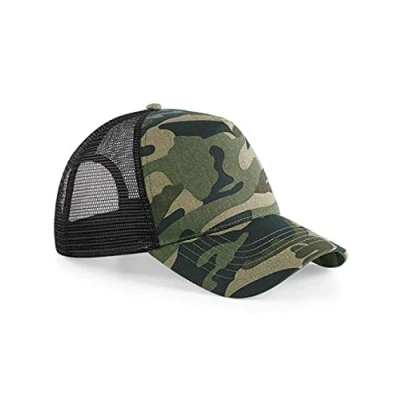 Afbeelding van Beechfield B694 Camouflage Snapback Trucker, arctic camo