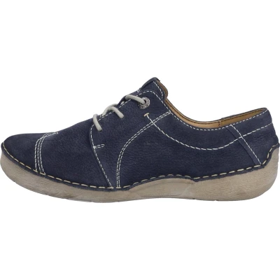 Afbeelding van Josef Seibel Fergey Sportieve veterschoenen, Dames, Maat: 39, Ocean kombi Nubukleer