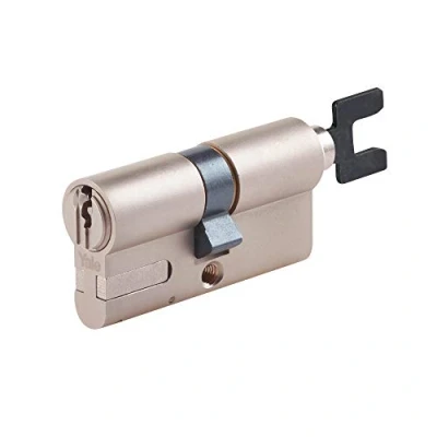 Image de Yale Cylindre ajustable Linus, Argent, tous types de porte compatible avec la serrure connectée Linus et l&#039;application Home App, 05/501000/SN