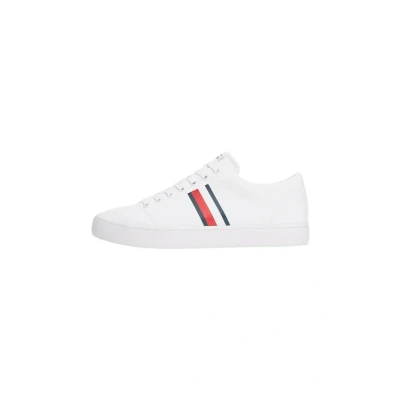 Afbeelding van Tommy Hilfiger Sneaker Sneakers laag, Heren, Maat: 43, White Polyester