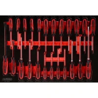 Afbeelding van KS TOOLS 811.0024 Schroevendraaierset Gereedschapsmodule (PU schuiminlay)