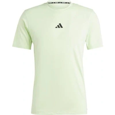 Afbeelding van adidas Performance Workout LOGO Tshirt print, Heren, Maat: Medium, Semi green spark/black