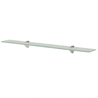 Afbeelding van vidaXL Zwevend schap 80x10 cm 8 mm glas243775