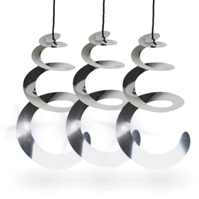 Afbeelding van TronicXL 6 x windspiraal voor vogelbescherming vogelafwering reflecterende vogelverschrikker spiraal windspel
